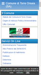 Mobile Screenshot of comune.torre-orsaia.sa.it